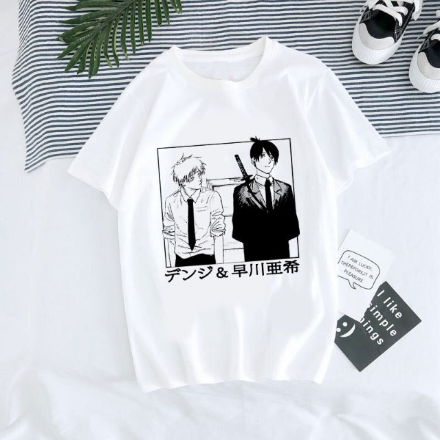 T-shirt Aki &amp; Denji Chainsaw Man