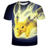T-Shirt Enfant Pokémon Eclair Pikachu Fille Garçon