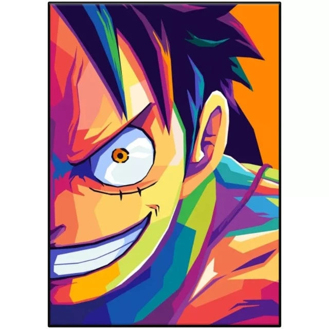 Póster One Piece Luffy vs Zoro