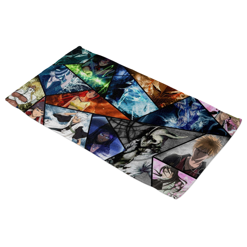 Serviette de bain Bleach personnages