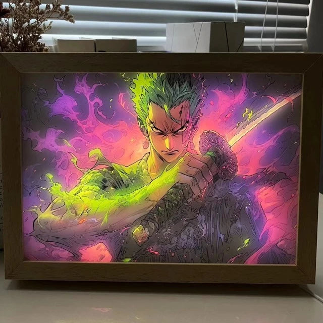 Cadre Lumineux One Piece Roronoa Zoro