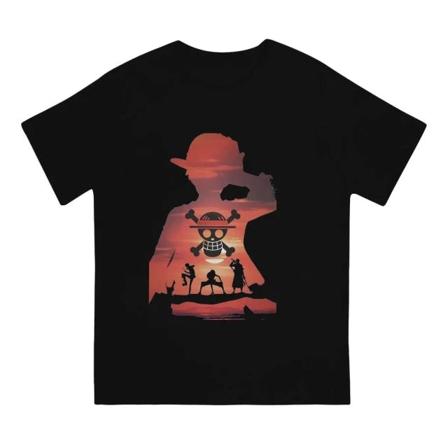 T-Shirt One Piece Luffy Jolly Roger