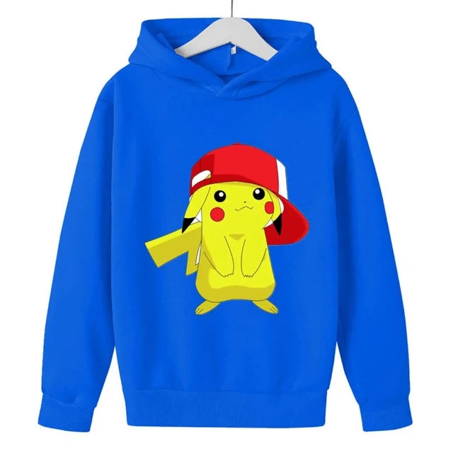 Sweat Pull à Capuche Enfant Pokemon Pikachu 7 Coloris