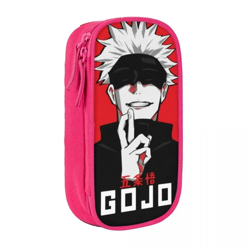 Trousse Jujutsu Kaisen Plumier Gojo rose
