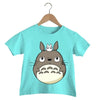 T-Shirt Enfant Totoro Mignon Fille et Garçon  BLEU