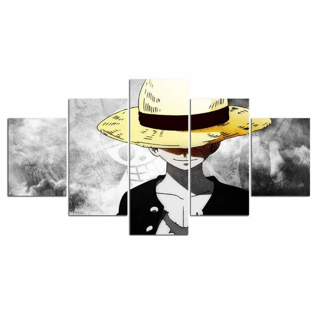 Tableau One Piece Monkey D. Luffy Cadre Toile