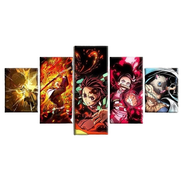 Tableau Toile manga Cadre