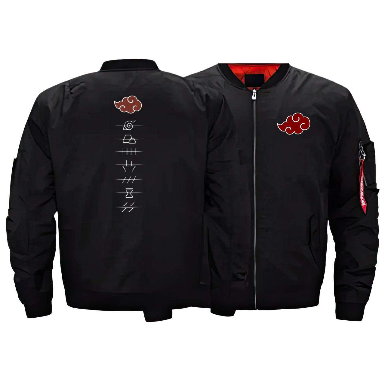 Veste Naruto Blasons Akatsuki (4 Coloris)