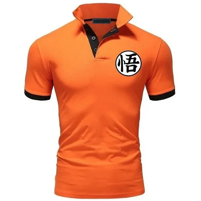 T-Shirt Polo Dragon Ball Z Orange