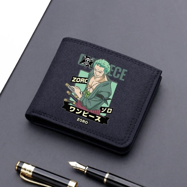 Cartera con tarjetero Roronoa Zoro de One Piece