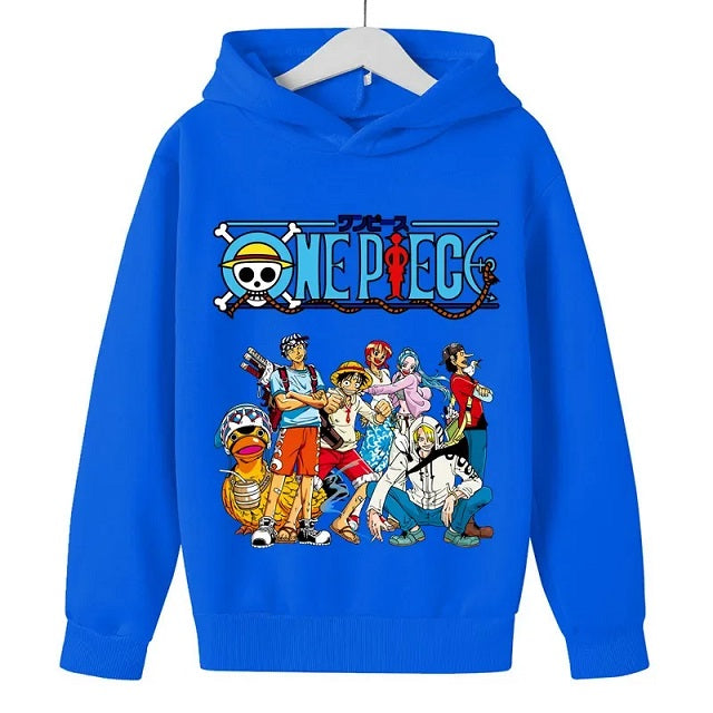 Sweatshirt Enfant One Piece Pull BLEU