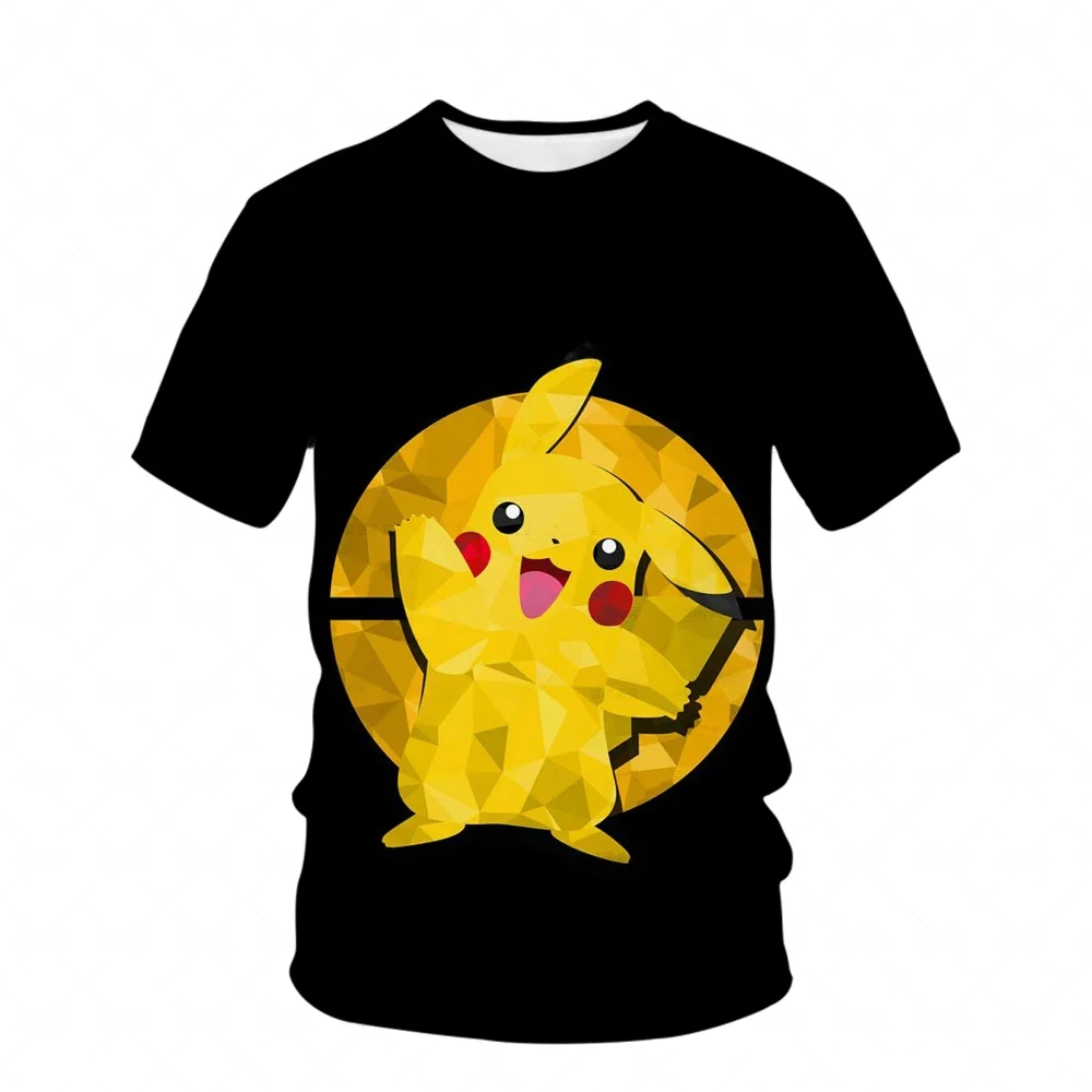 T-Shirt Pokémon Enfant Pikachu Pokéball Fille Garçon