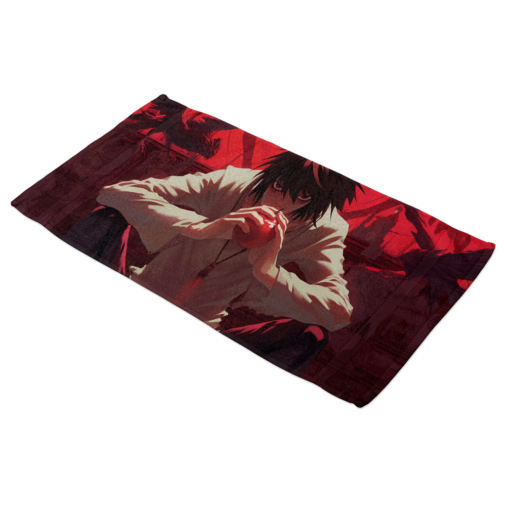 Serviette de bain Death Note L pomme 