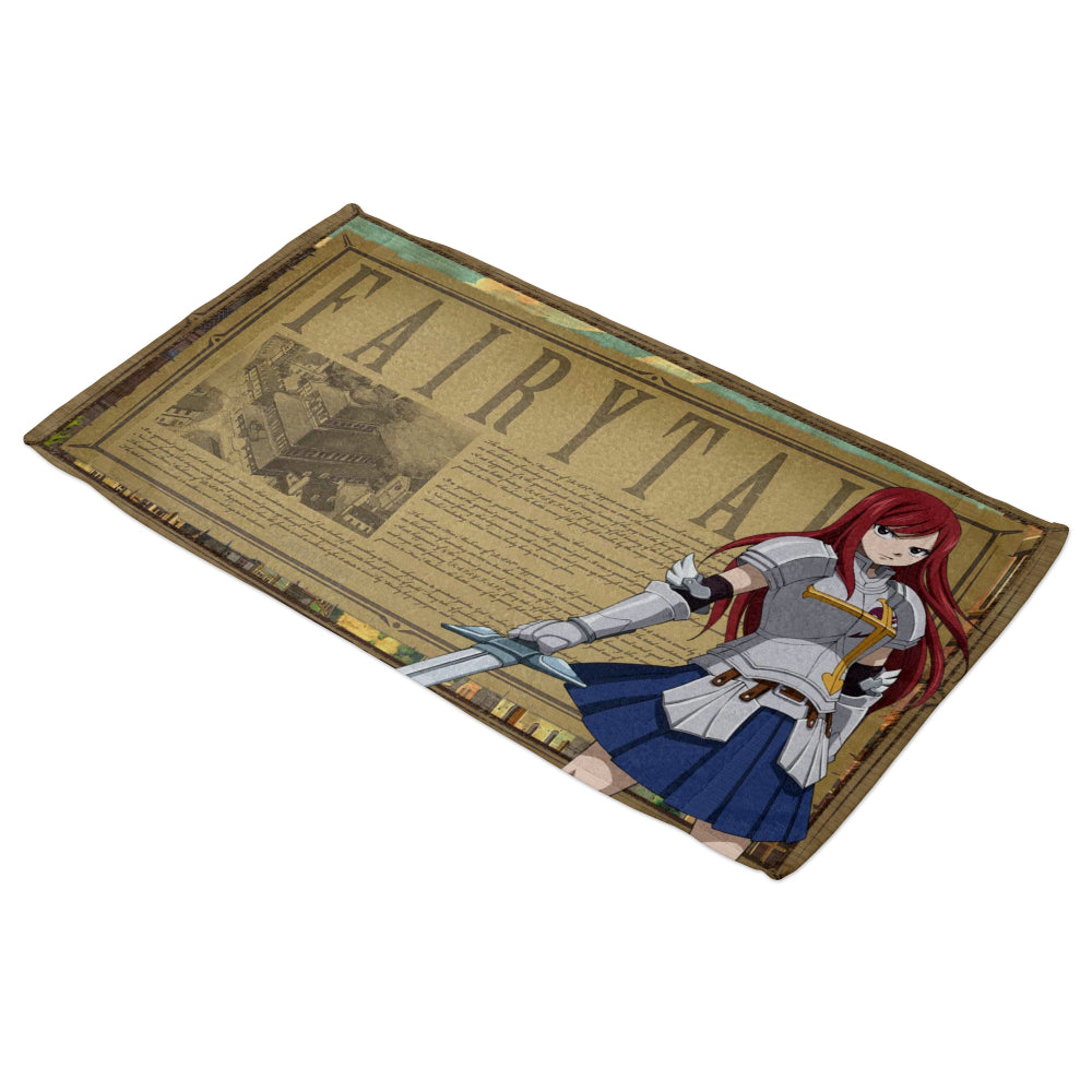 Serviette de bain Erza Fairy Tail