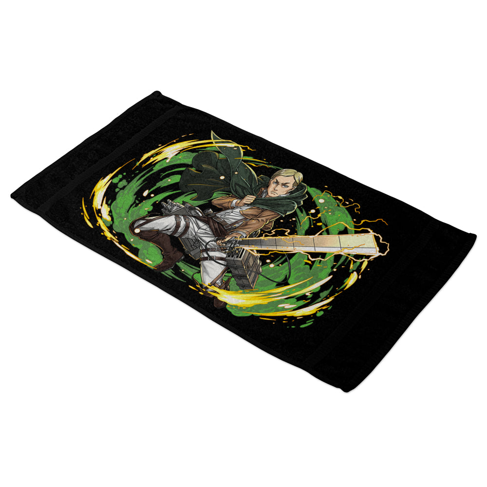 Serviette de bain Erwin Smith Attaque des Titans SNK