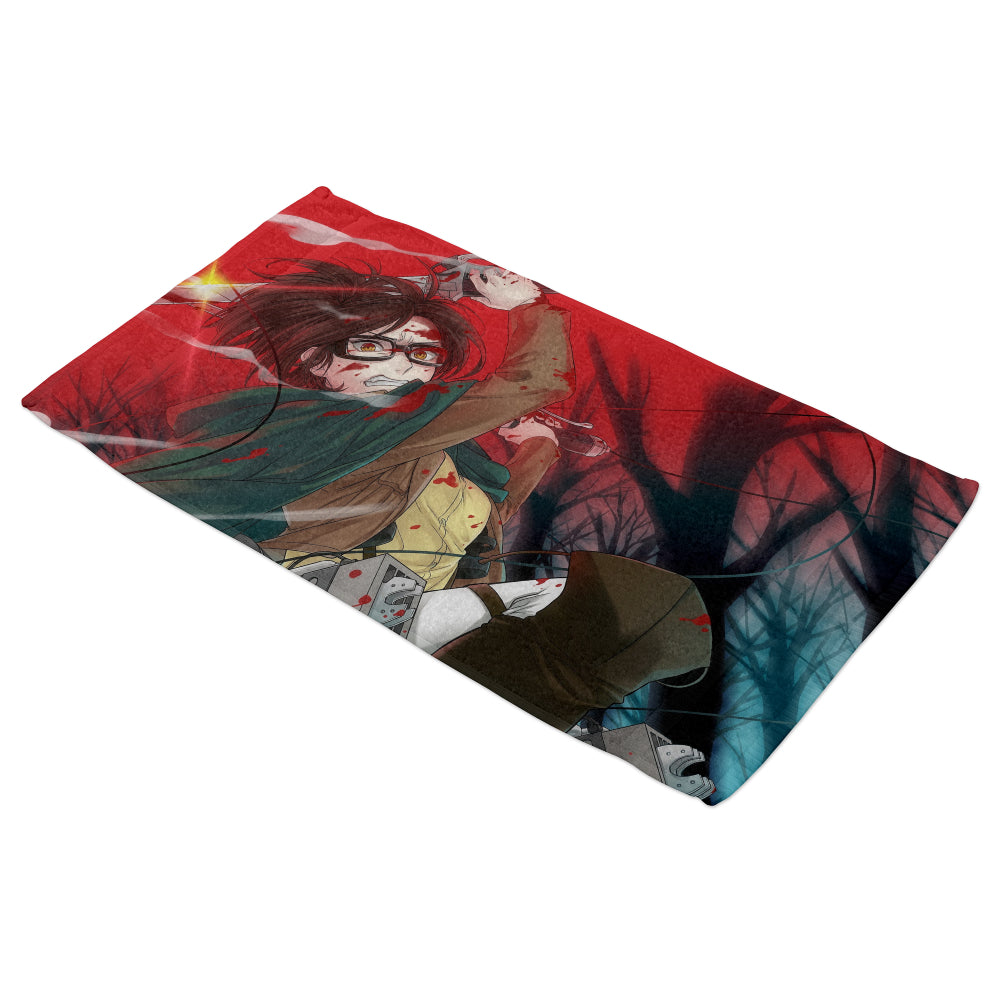 Serviette de bain Hansi Zoe Attaque des Titans SNK