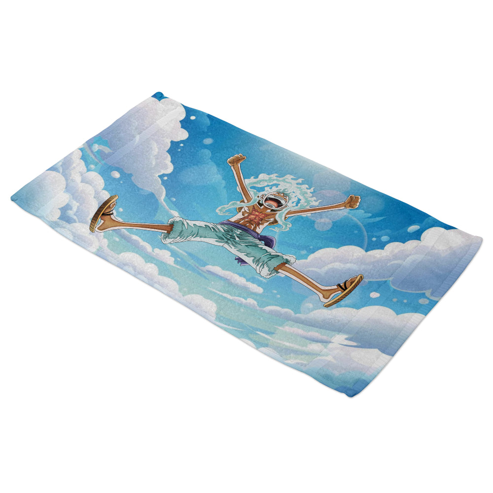 Serviette de bain Luffy Gear 5 One Piece