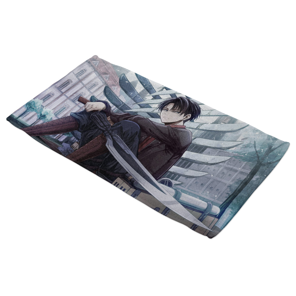 Serviette de bain Livai Attaque des Titans SNK