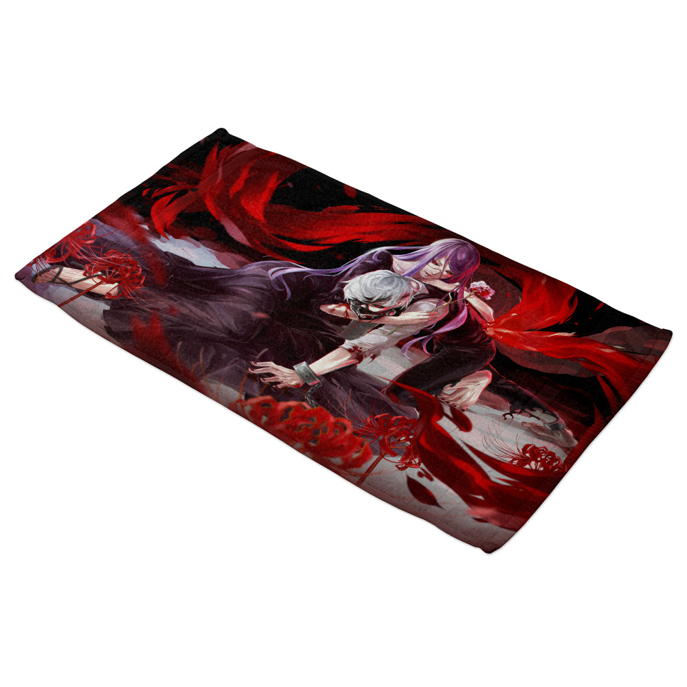 Serviette de bain Ken Kaneki Rize Tokyo Ghoul
