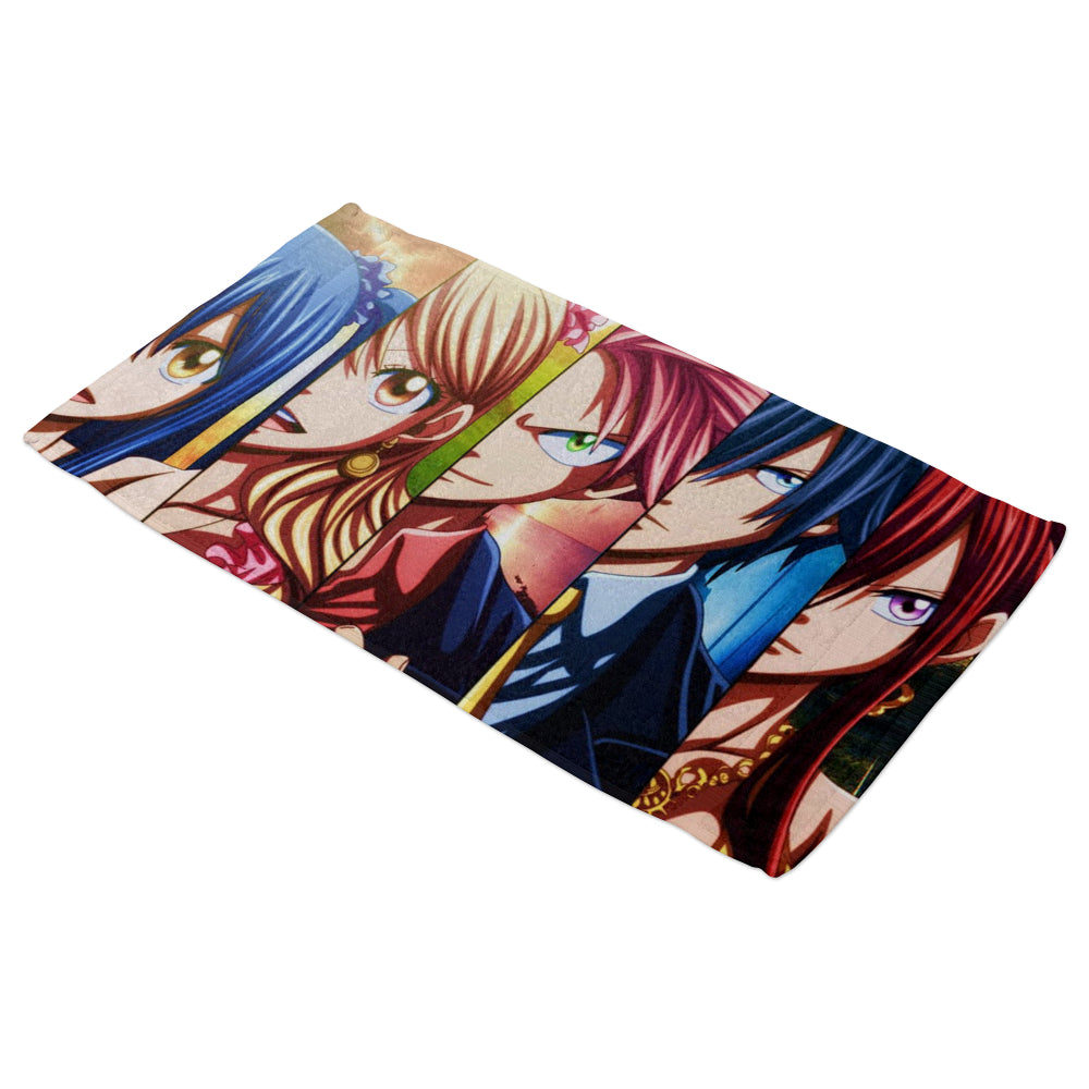 Serviette de bain Fairy Tail personnages