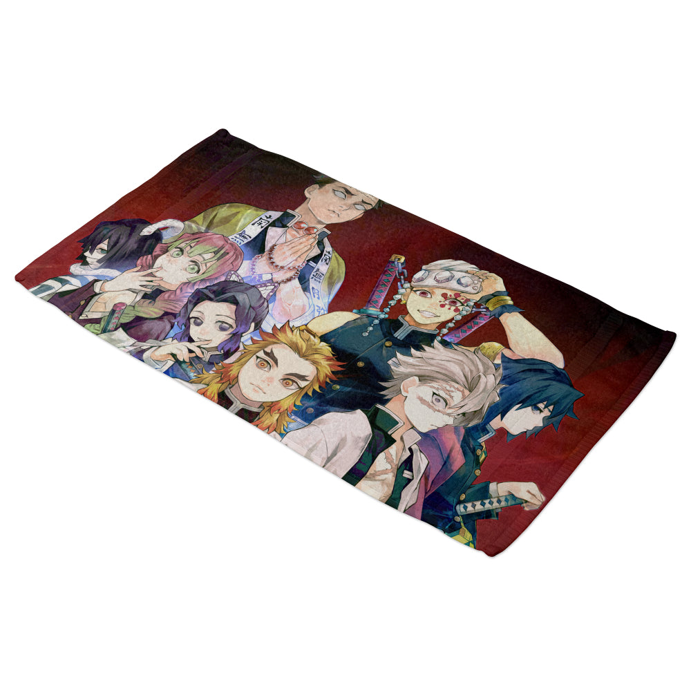 Serviette de bain Demon Slayer Piliers Hashira