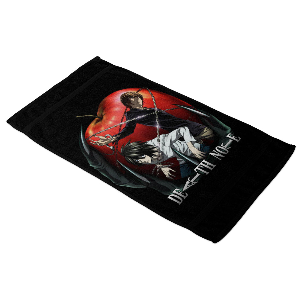 Serviette de bain Death Note L Light pomme