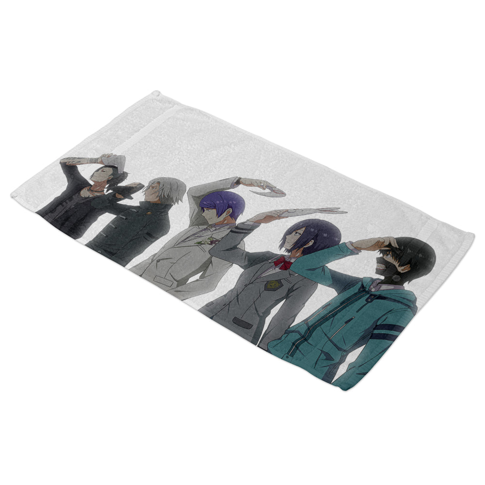 Serviette de bain Tokyo Ghoul personnages