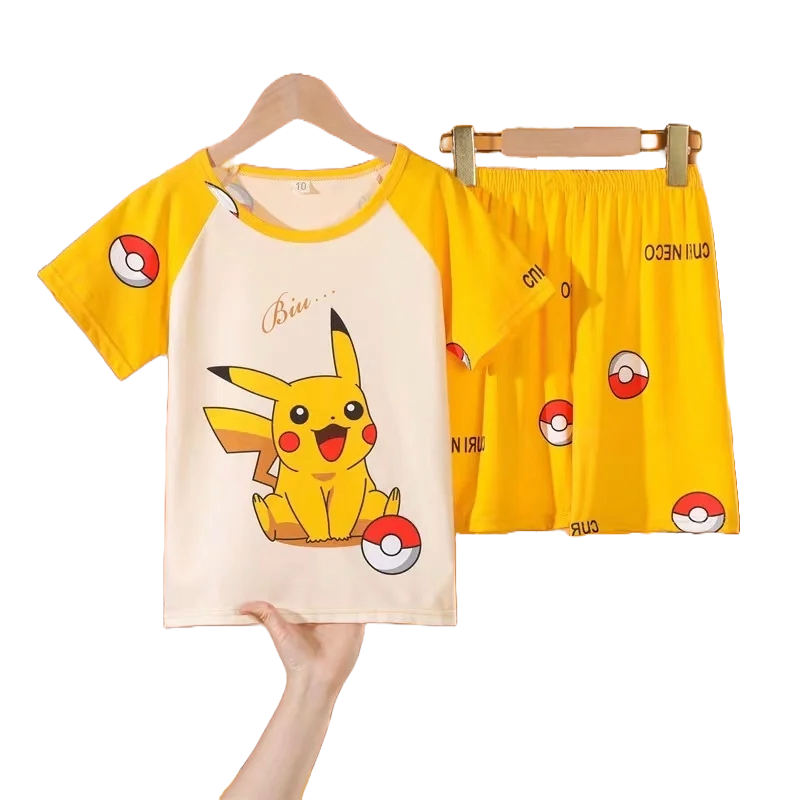 Pyjama Enfant Pokémon Pikachu Biu Fille Garçon