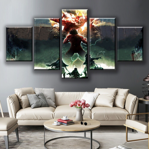 Tableau Attaque des Titans