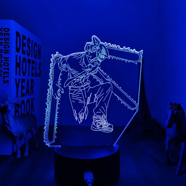 Lampada uomo motosega