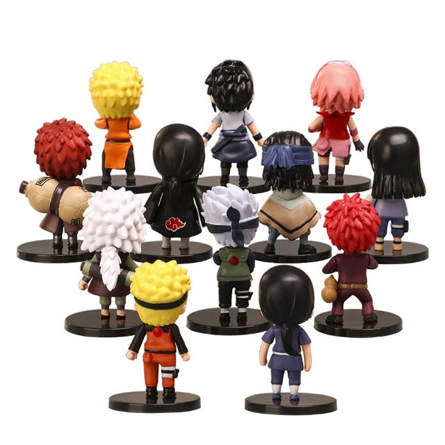 Coffret Cadeau de 12 Figurines Naruto