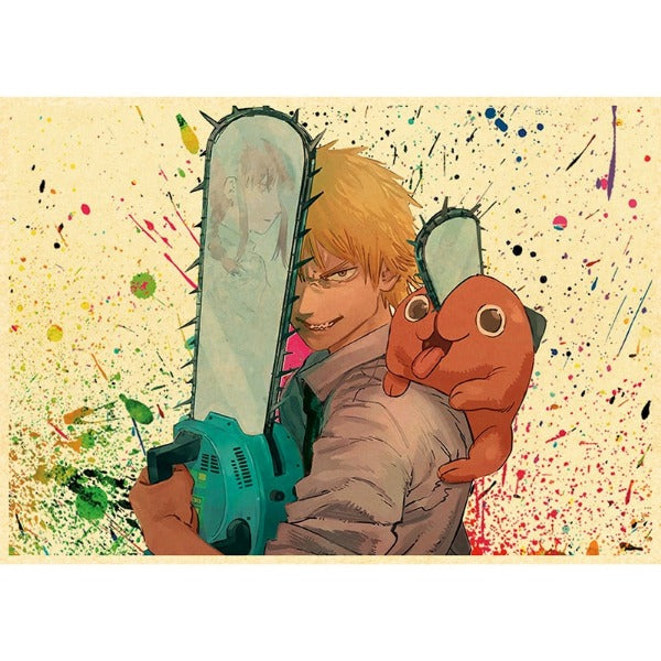 Poster pochita Chainsaw Man