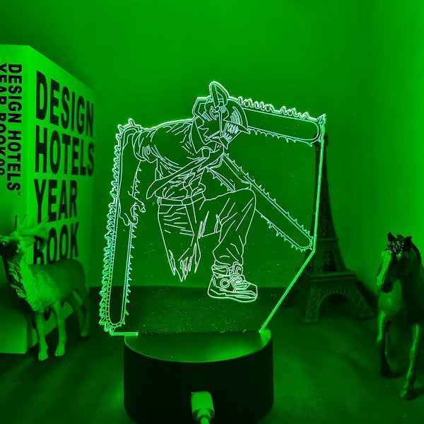 Lampada uomo motosega