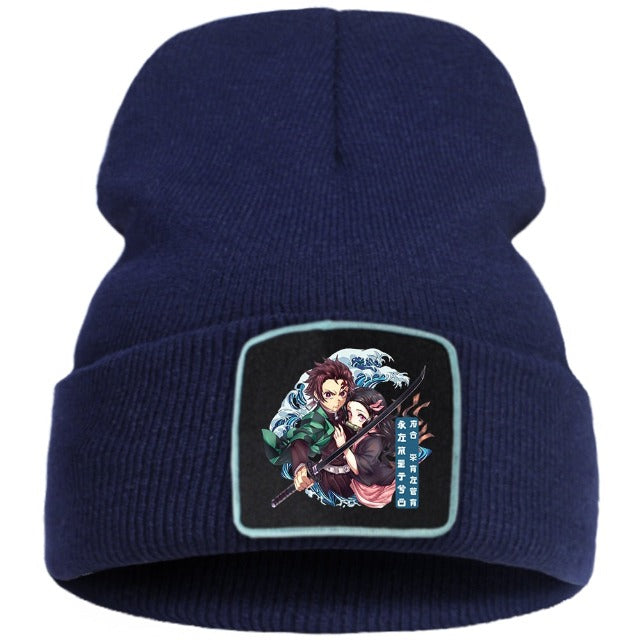 Berretto Tanjiro e Nezuko l'ammazza-demoni