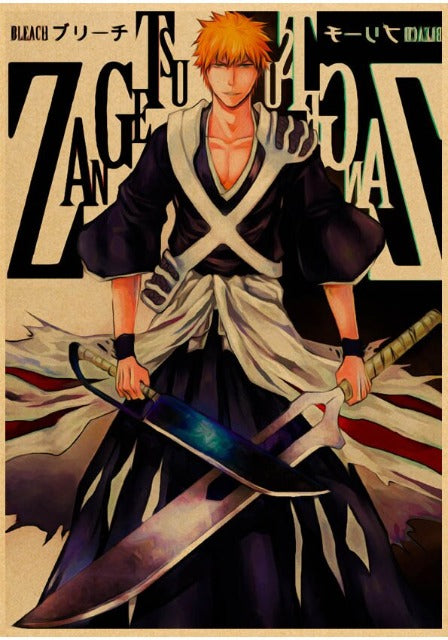 Poster Ichigo Zangetsu Candeggina