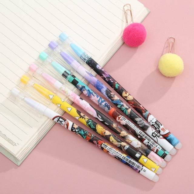 Stylos Demon Slayer 6 Pièces