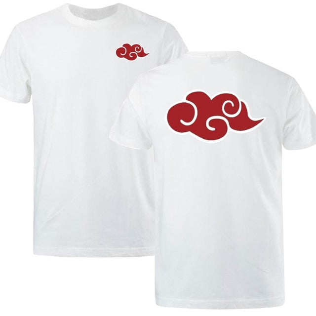 T-Shirt Maglietta per adulti Naruto Alba Nuvola Rossa (6 colori)
