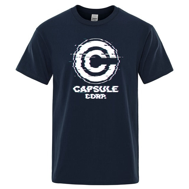 T-Shirt Dragon Ball Caspule Corp Blurred