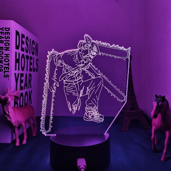 Lampada uomo motosega