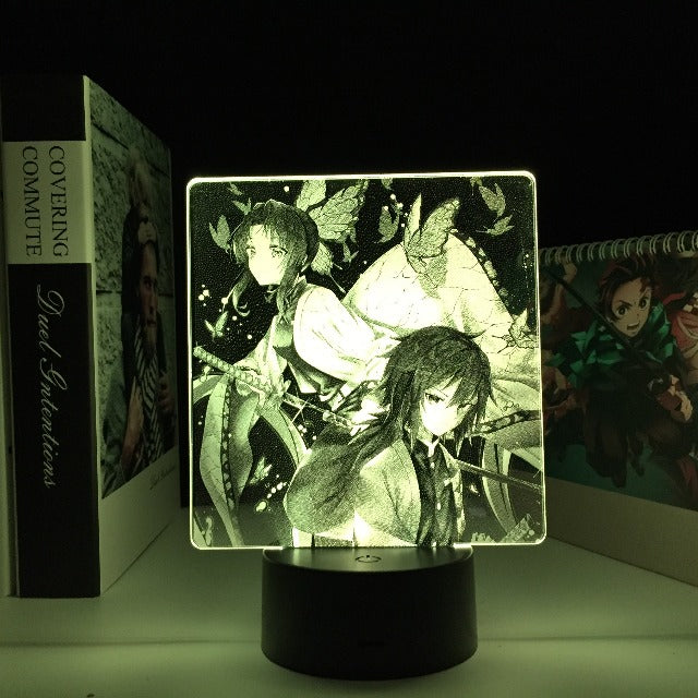 Lampada ammazza-demoni Shinobu e Giyu