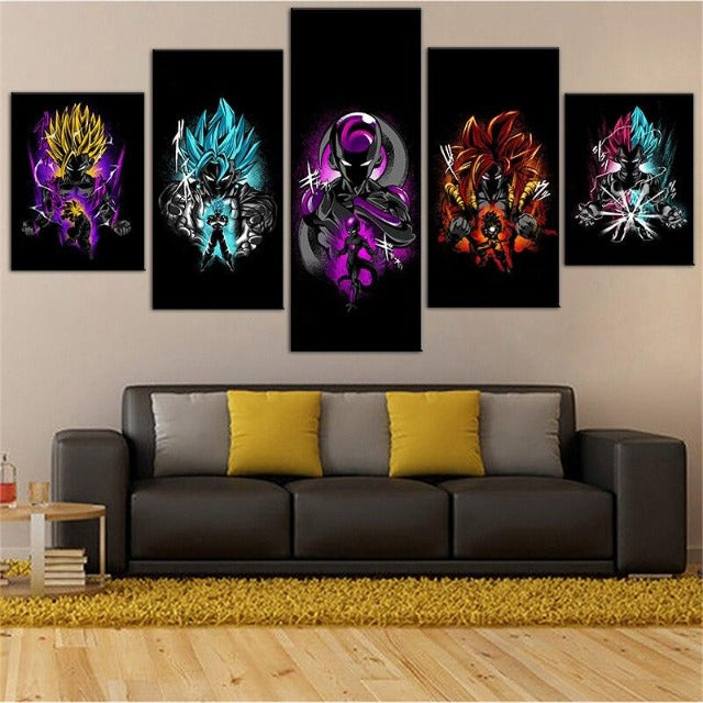 Tableau Dragon Ball Personnages