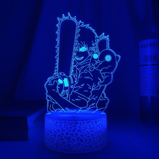 Pochita x Denji Chainsaw Man Lampe