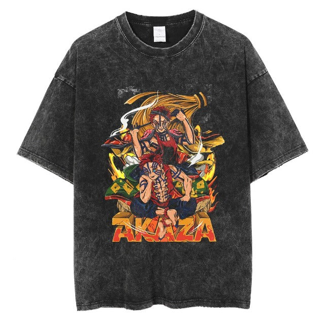T-Shirt Maglietta Demon Slayer Akaza