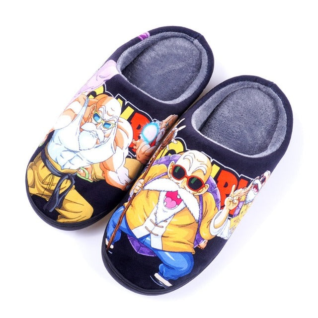 Bioworld Dragon Ball Z Chaussons confortables et moelleux pour enfants, Orange Bioworld Dragon Ball Z Chaussons confortables et moelleux pour enfants, Orange