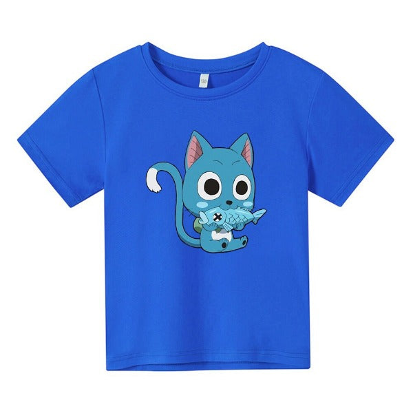 T-shirt Enfant Happy Fairy Tail bleu