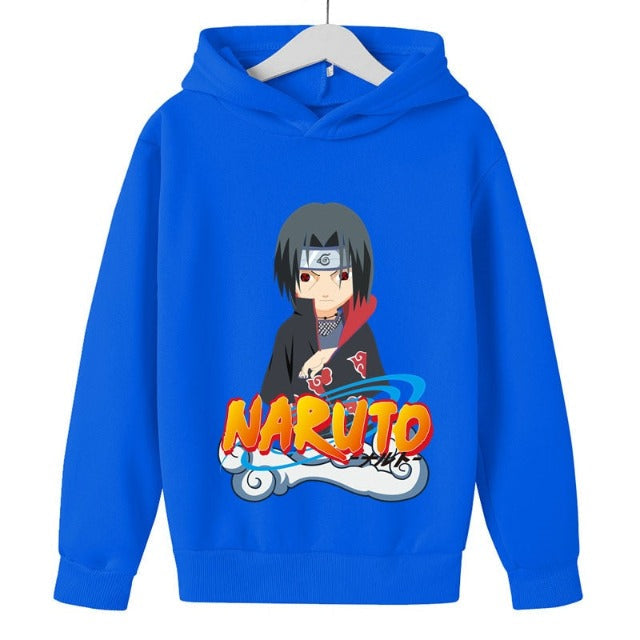 Sweat Enfant Naruto Itachi Uchiha bleu