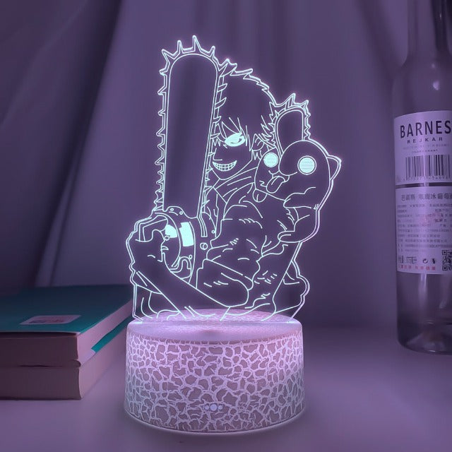 Pochita x Denji Chainsaw Man Lampe