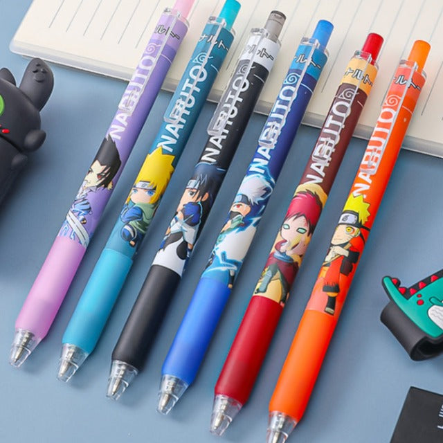 Bolígrafos Naruto 6 Piezas