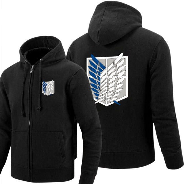 Sweatshirt Zippé Attaque des Titans Bataillon
