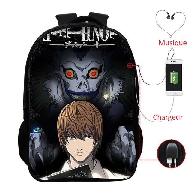 Sac Death Note Light & Ryuk